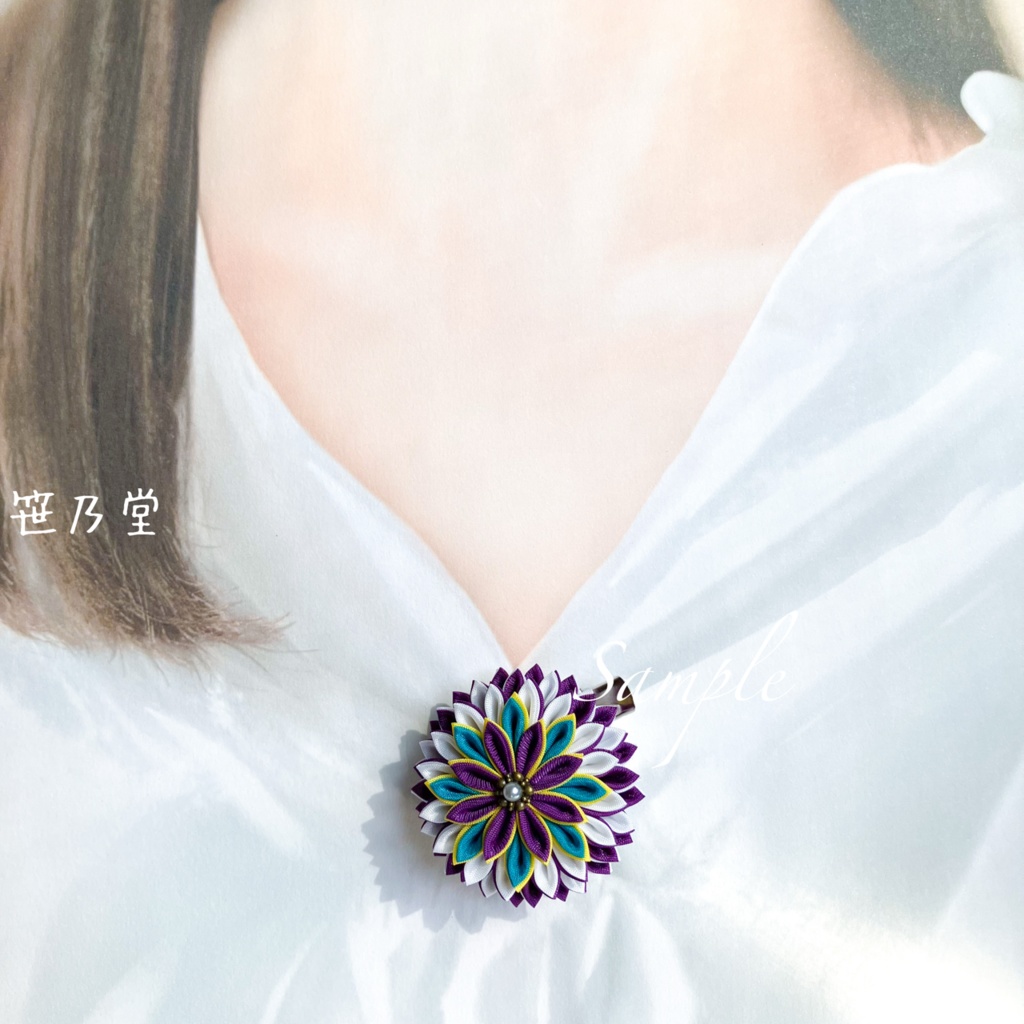 つまみ細工 和のクリップ~傾奇者~★注意書きあり