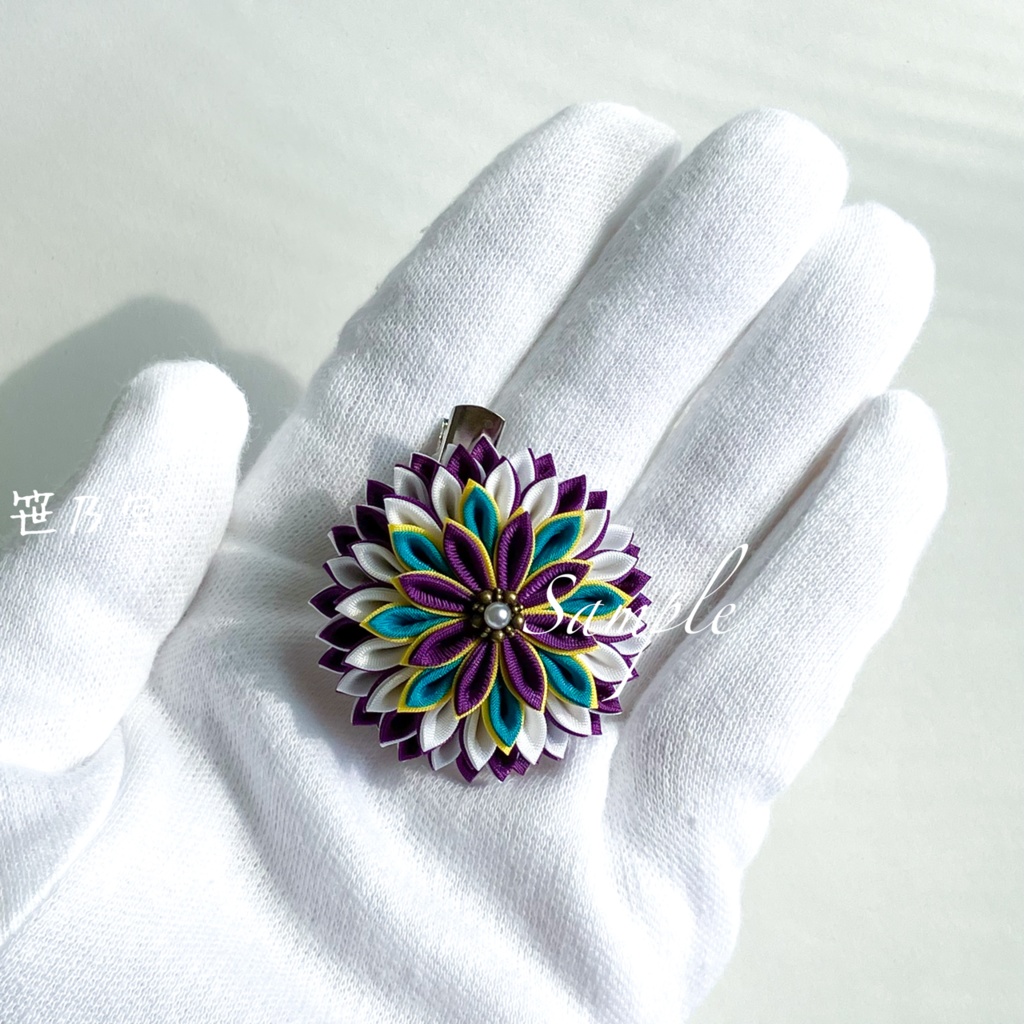 つまみ細工 和のクリップ~傾奇者~★注意書きあり