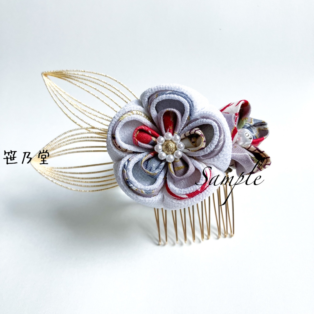 つまみ細工 簪セット HAKOIRI〜淑〜