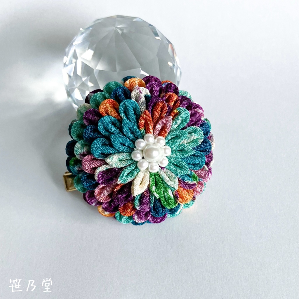 つまみ細工 和小物 2wayクリップ