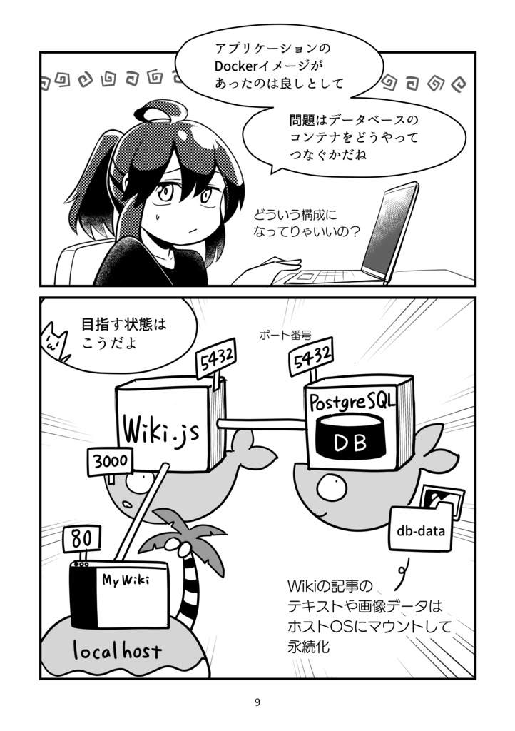 #マンガでわかるDocker ④ 〜Compose編〜 #技術書典 【ダウンロード版】