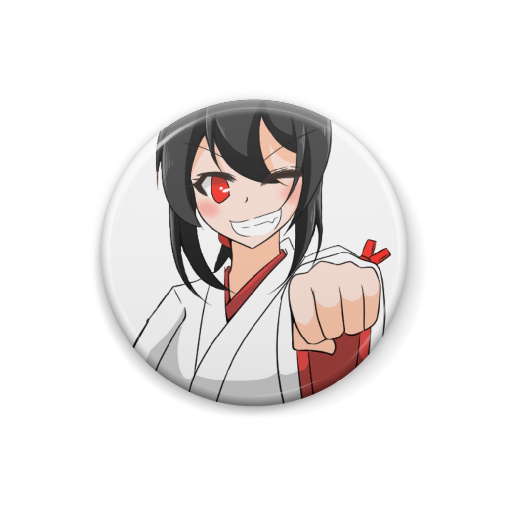 最強巫女の世界革命:「鈴音天」缶バッジ