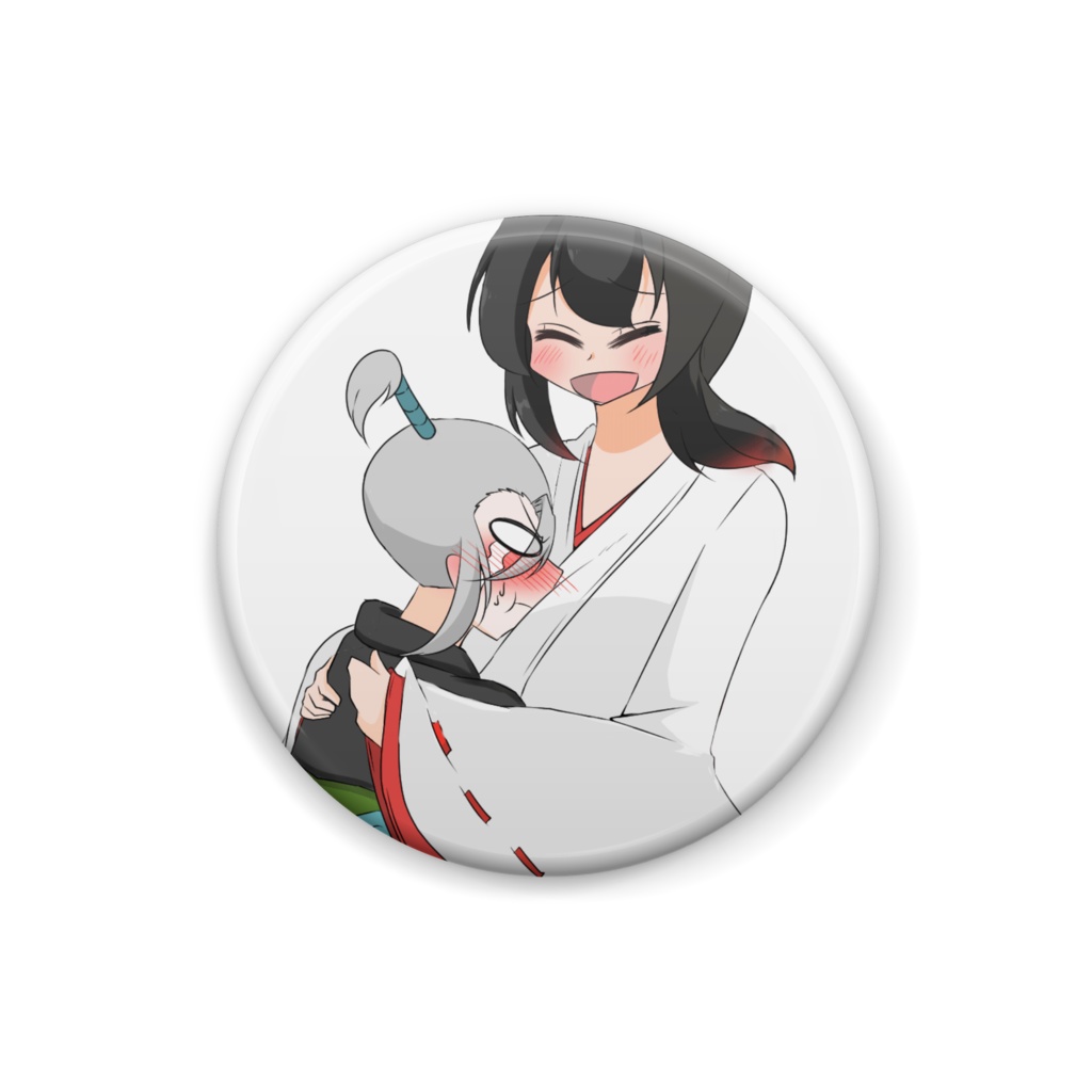 天と回の姉妹缶バッチ