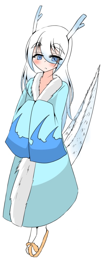 最強巫女の世界革命「青龍、立ち姿&寝姿マスキングテープ」