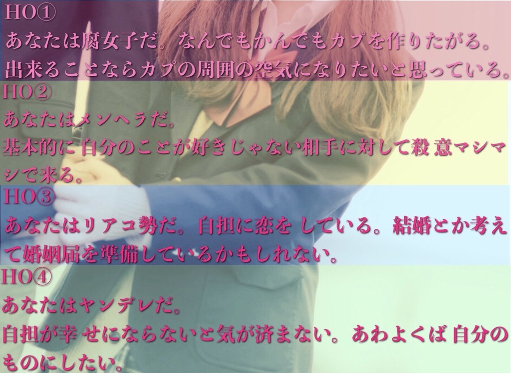 CoCシナリオ「Love & Truth」