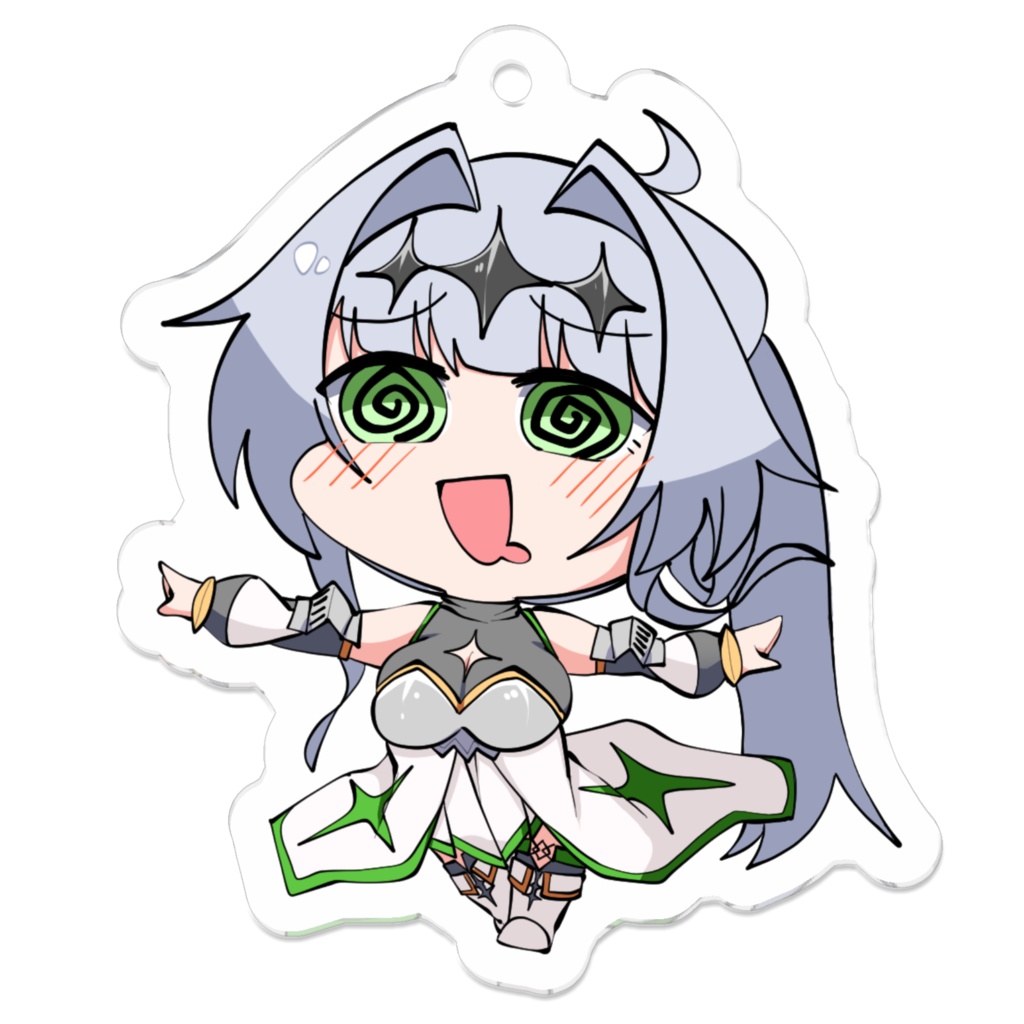 クロワちゃんアクリルキーホルダーvol.1 「ふらふらクロワちゃん」 by かきほう