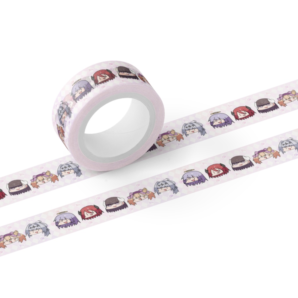 キャラクターマスキングテープ