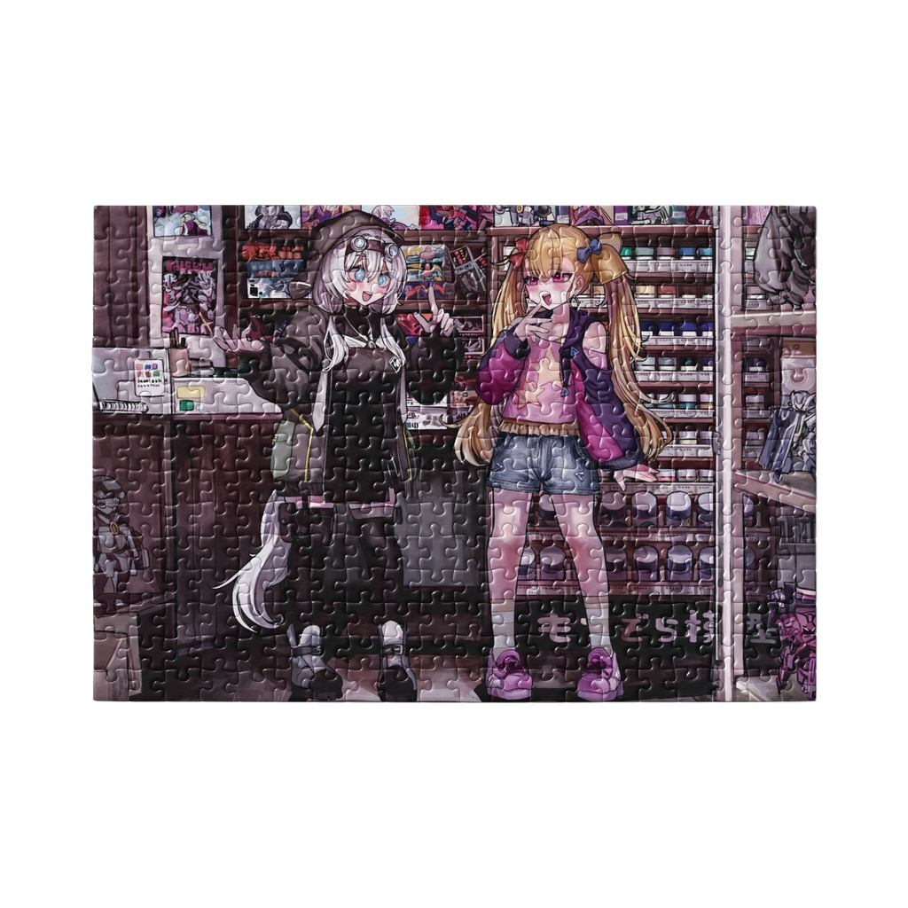 【もち子さんコラボ】もち子さん×リリンちゃんパズル