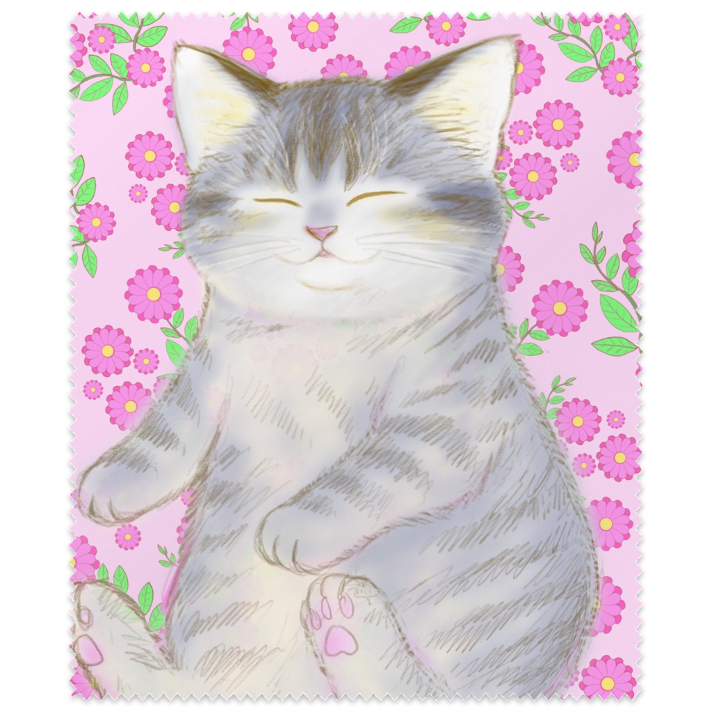 ねむり猫メガネふき