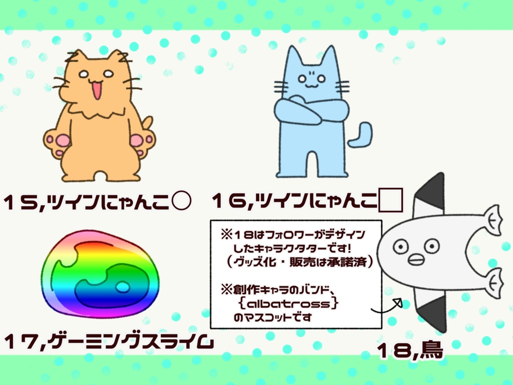 ちみゆる生物 アクリルブロック