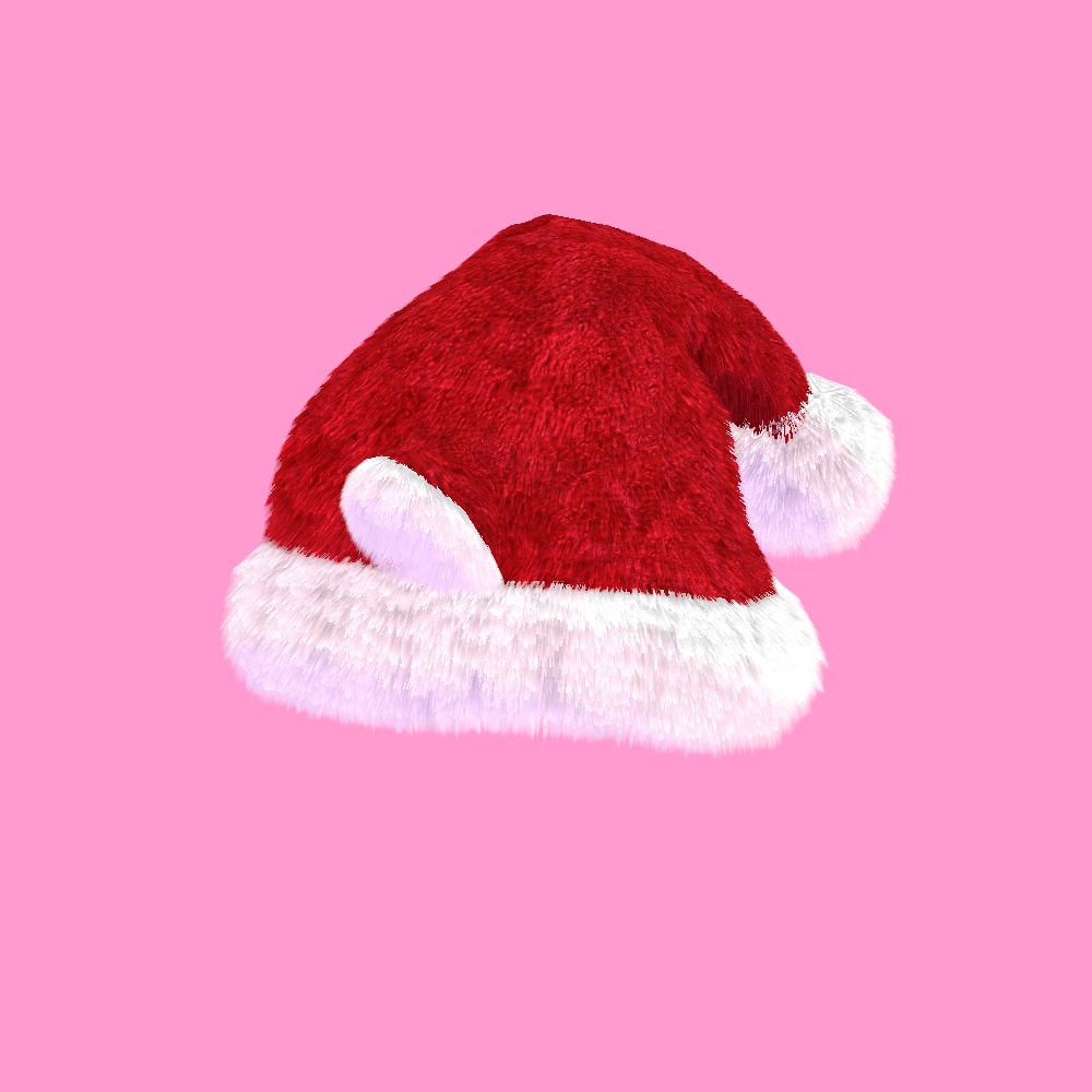 N089(N071) サンタきゃっと帽子【PhysBone対応】