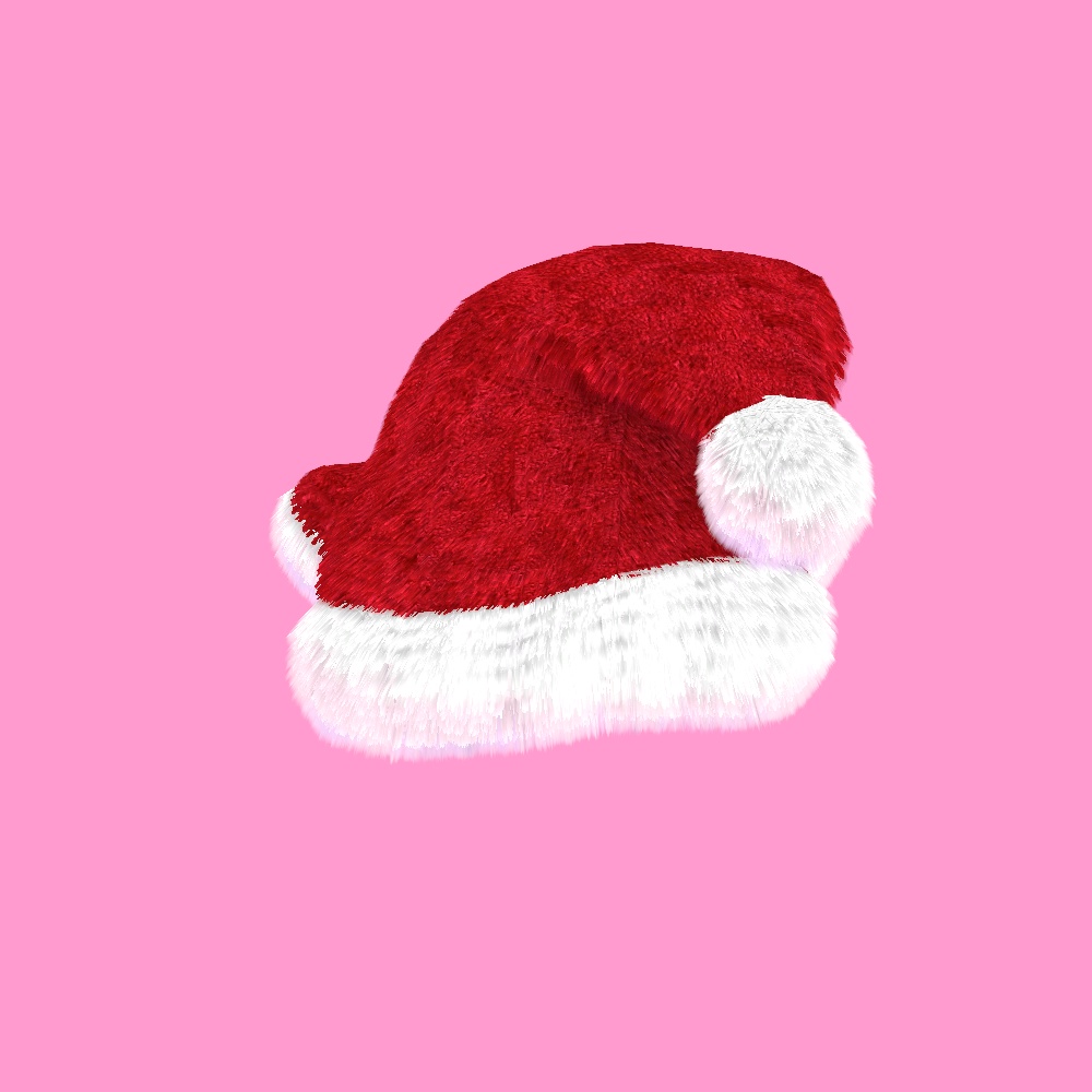N089(N071) サンタきゃっと帽子【PhysBone対応】