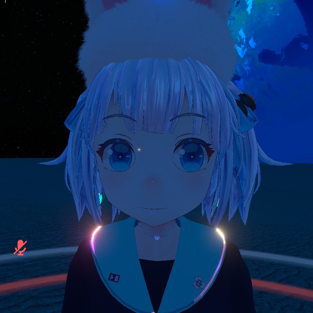 N072 きらきらハートネックレス(Physbone対応)☆追加ダウンロード特典付き