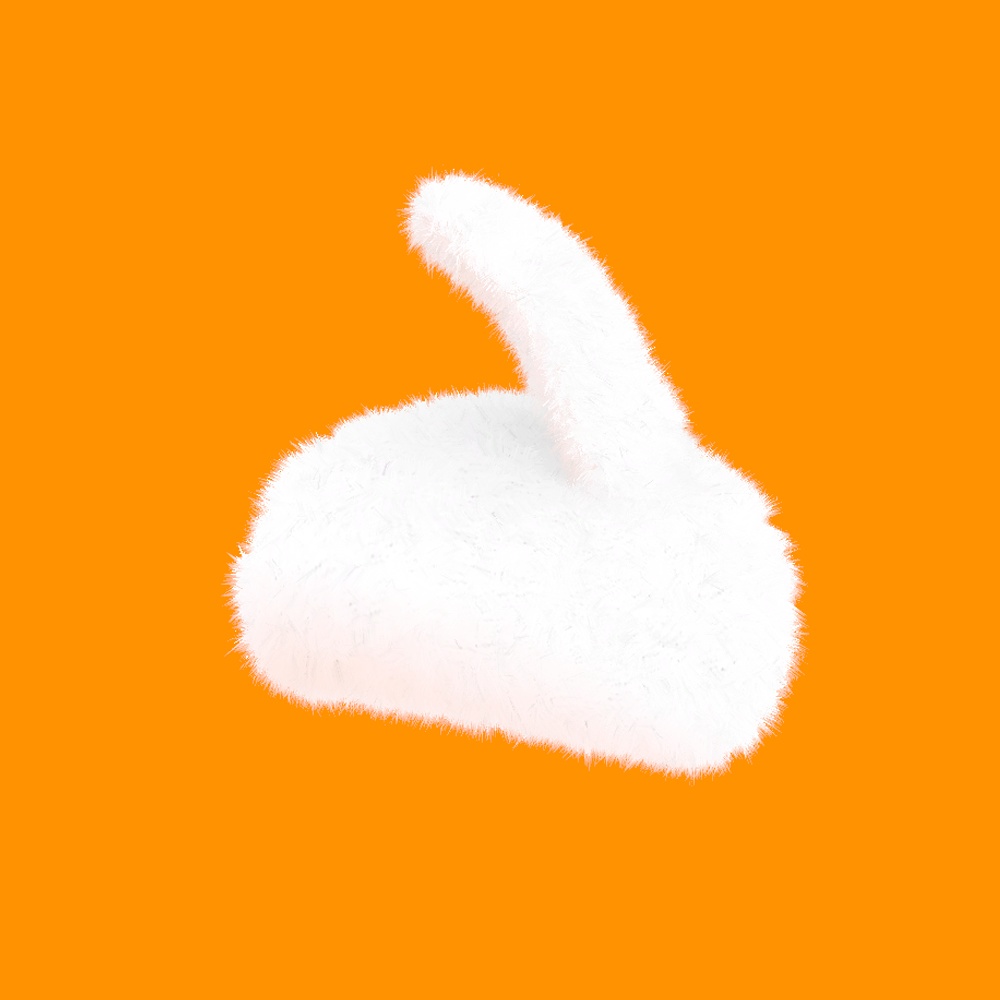 N088【VRChat】うさみみ帽子(PhysBone対応)☆追加ダウンロード特典付き