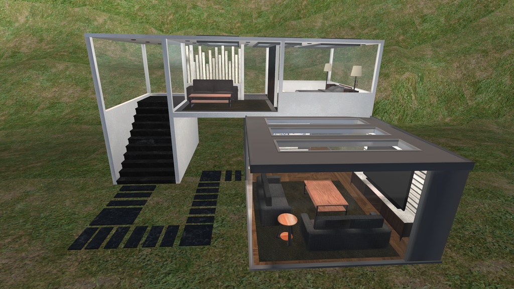 FBX 3Dモデル【Hab House】