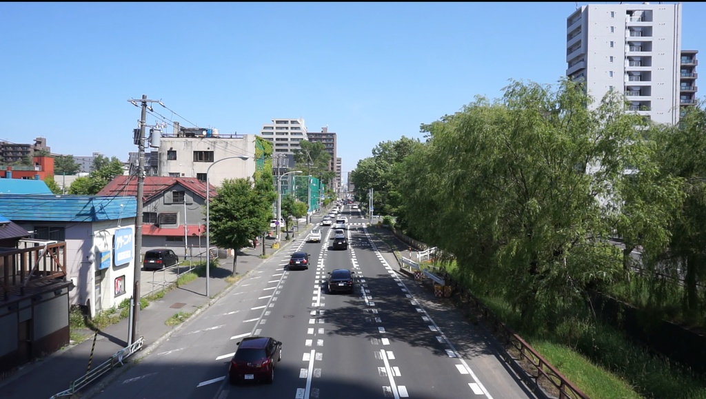 札幌駅近くの様子３（お天気カメラ風）