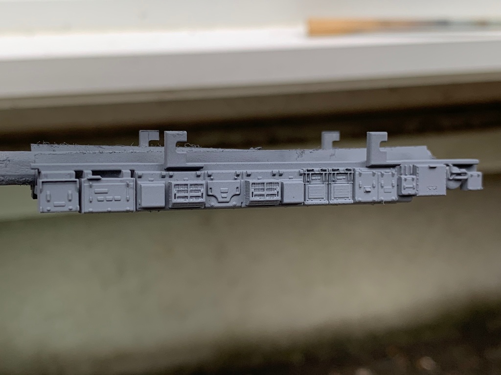 甲斐路の新型特急・付属編成用モーターカバー(未塗装品)