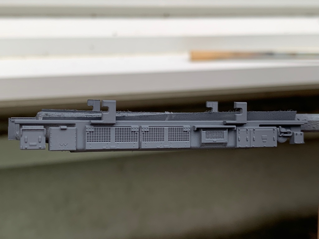 甲斐路の新型特急・付属編成用モーターカバー(未塗装品)