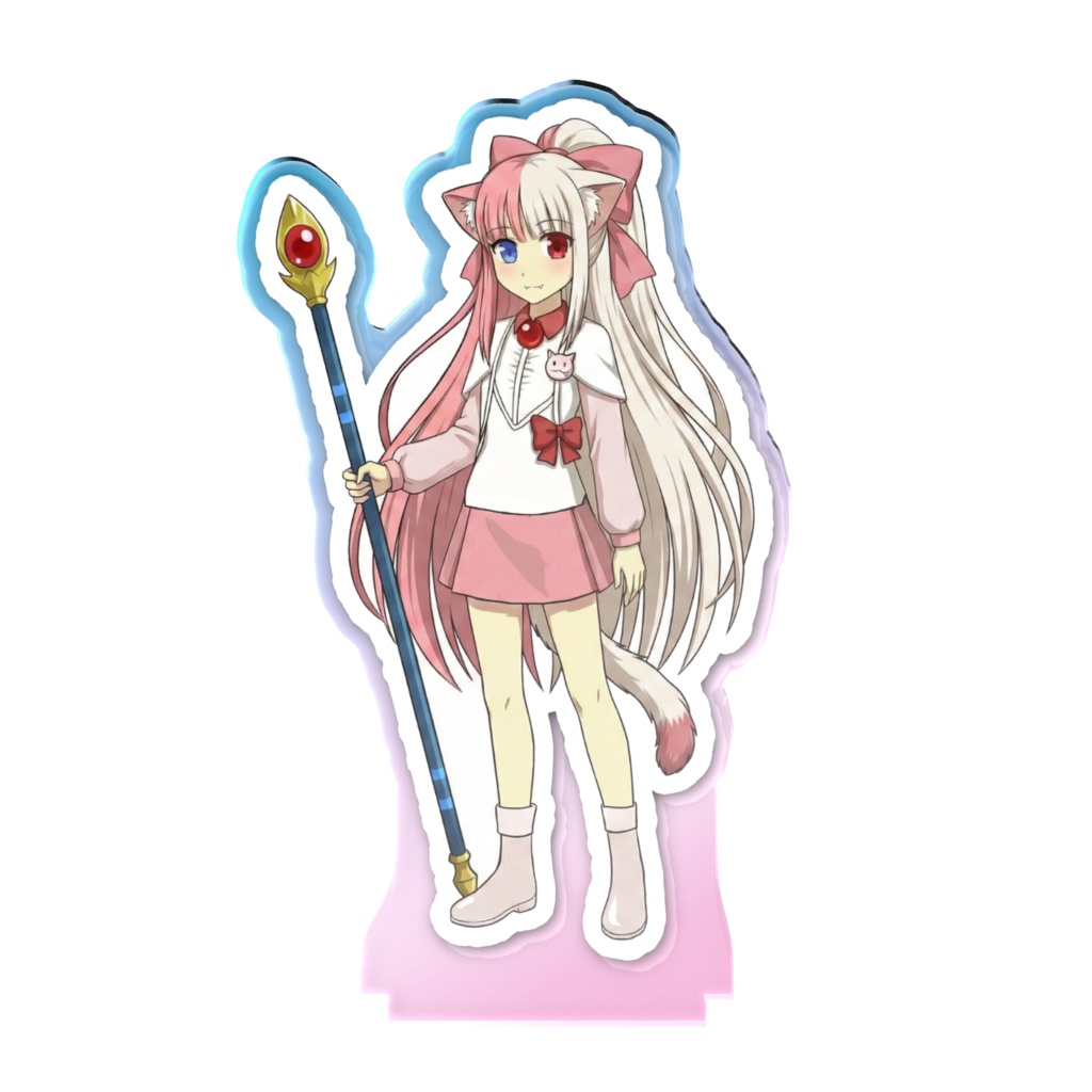 猫妖精アスラ(杖持ち)