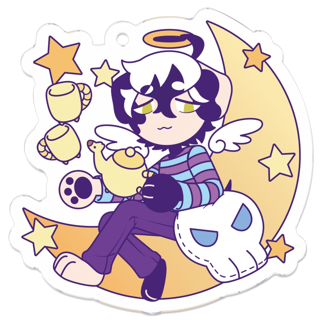 エンジェルアクキー(Angel acrylic keychain)