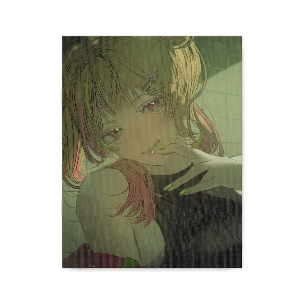 夜裂りあな 油絵風キャンバス