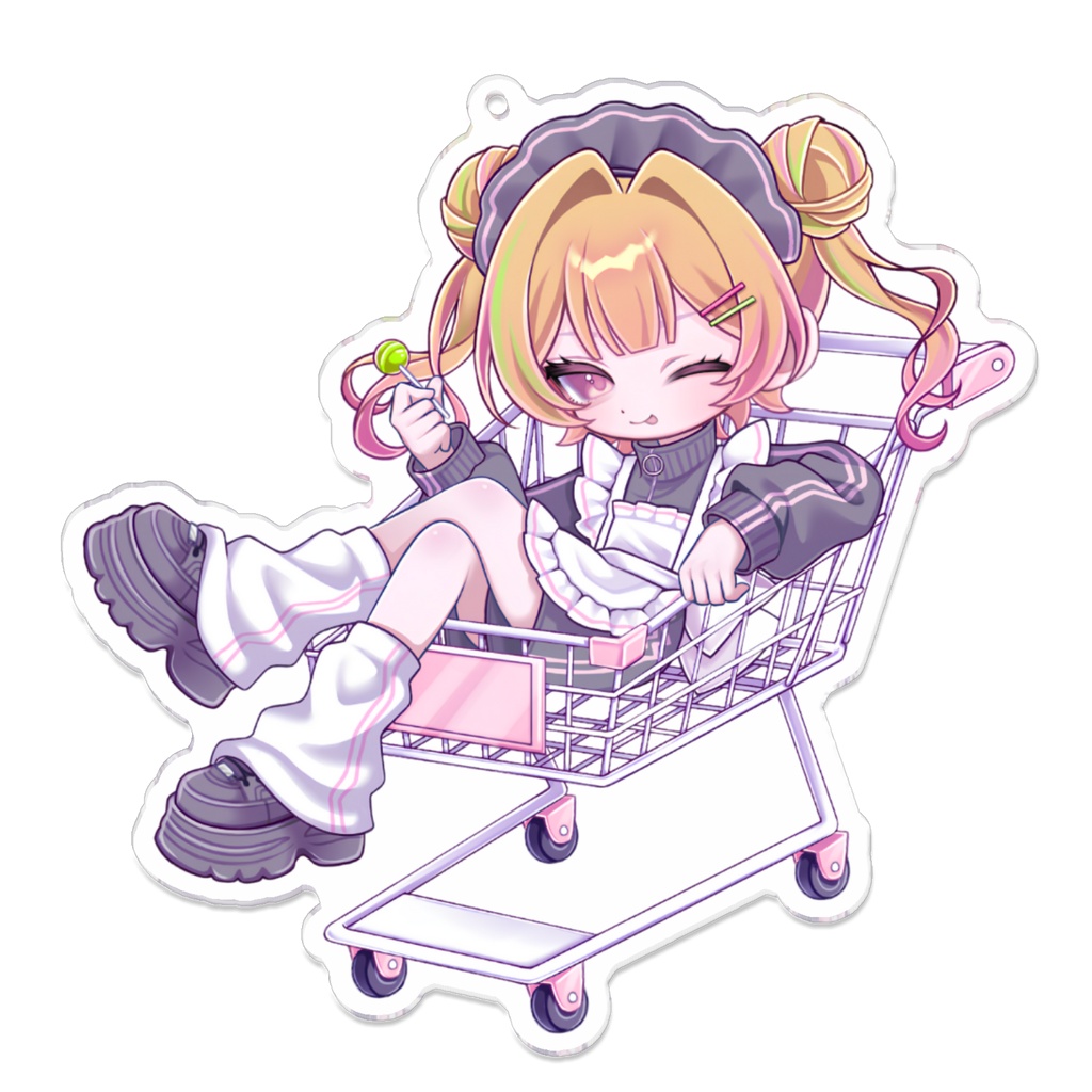 メイド夜裂 アクリルキーホルダー