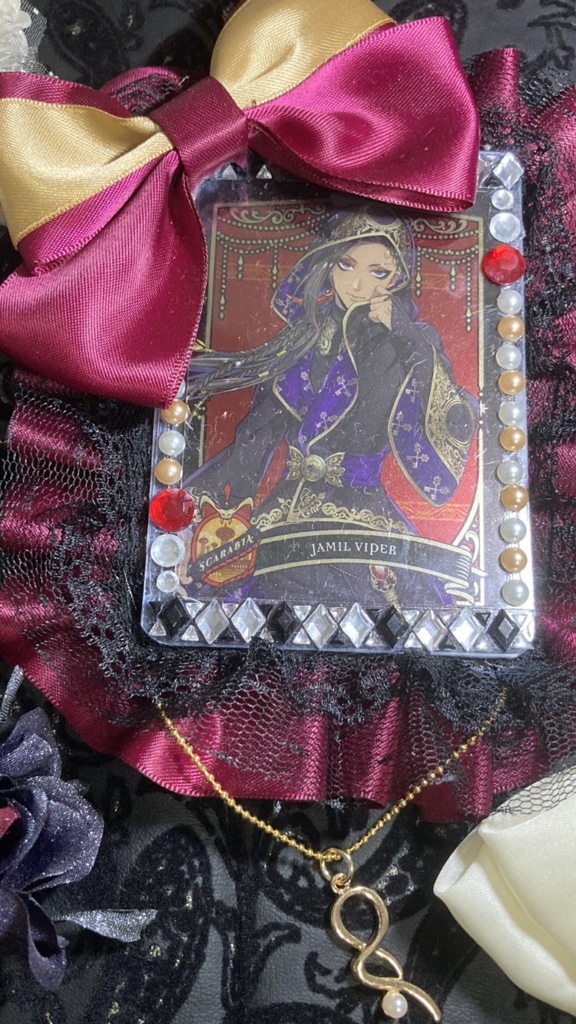 ツイステ/ジャミル・バイパー イメージ メタルカードデコケース