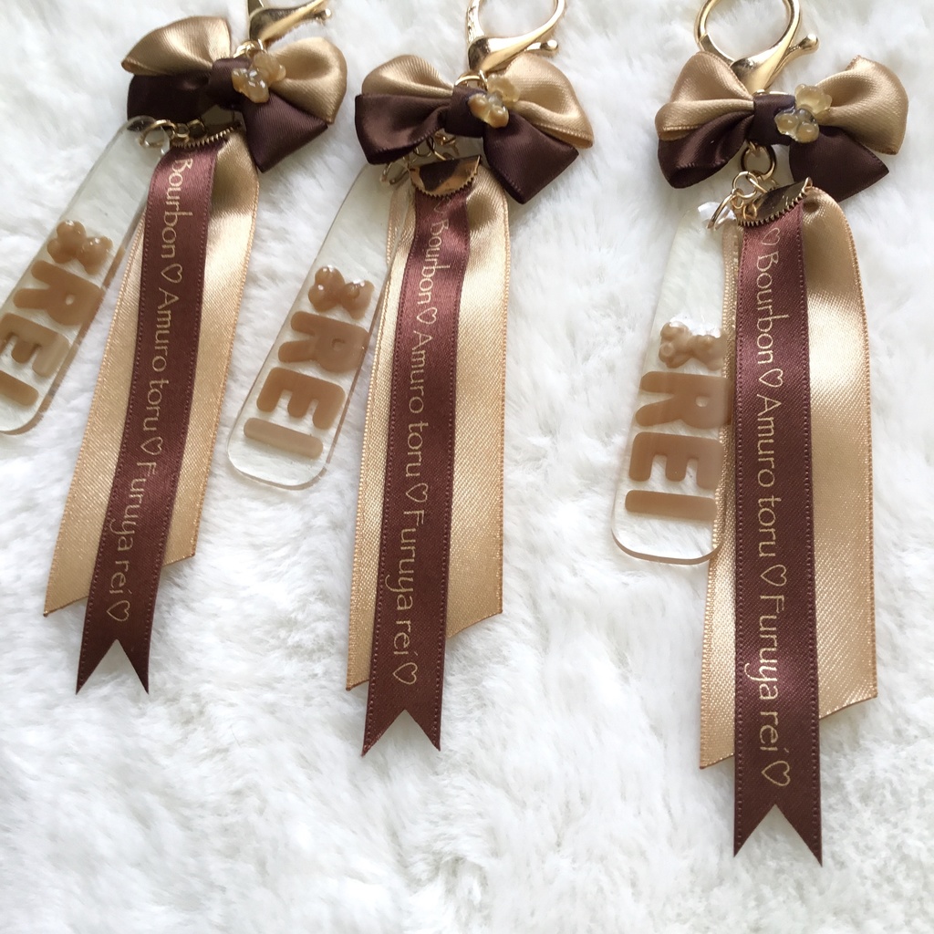 【名探偵コナン】トリプルフェイスリボンチャーム(安室透・降谷零・バーボン)