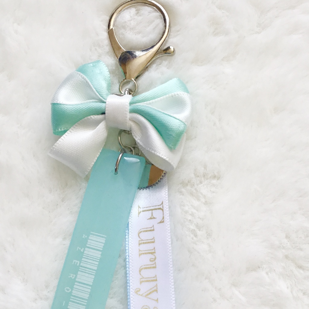 【名探偵コナン】警察学校組バーコードリボンチャーム(スカイブルー×ホワイト)