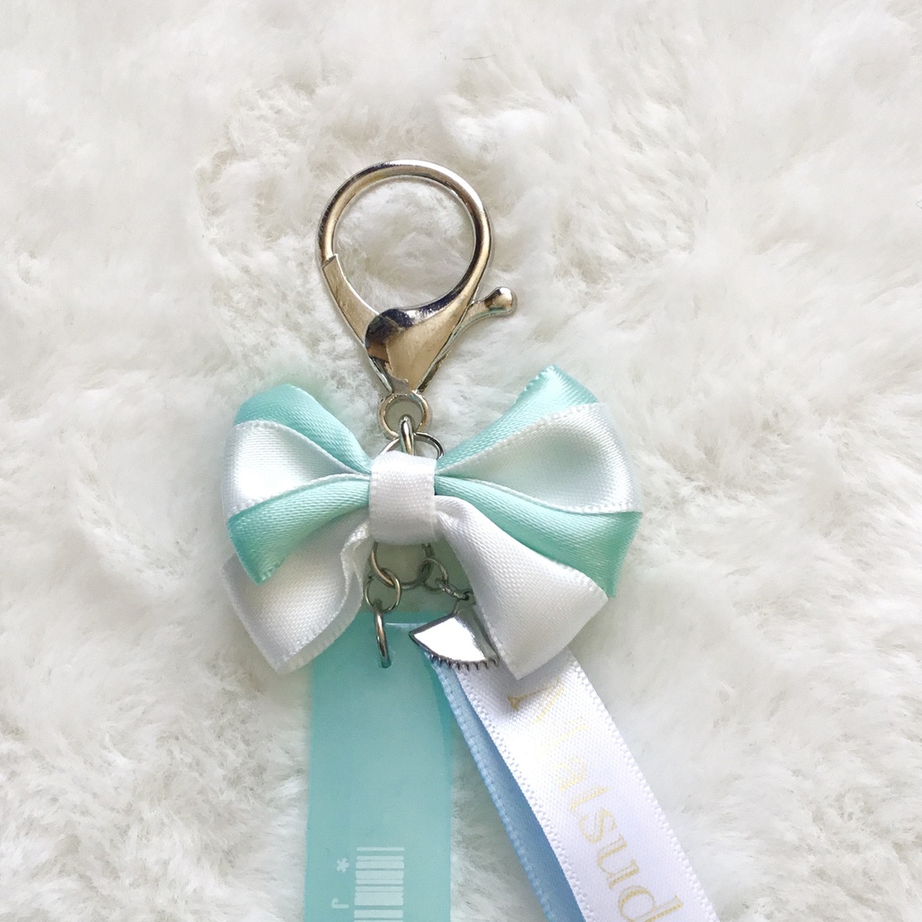 【名探偵コナン】警察学校組バーコードリボンチャーム(スカイブルー×ホワイト)