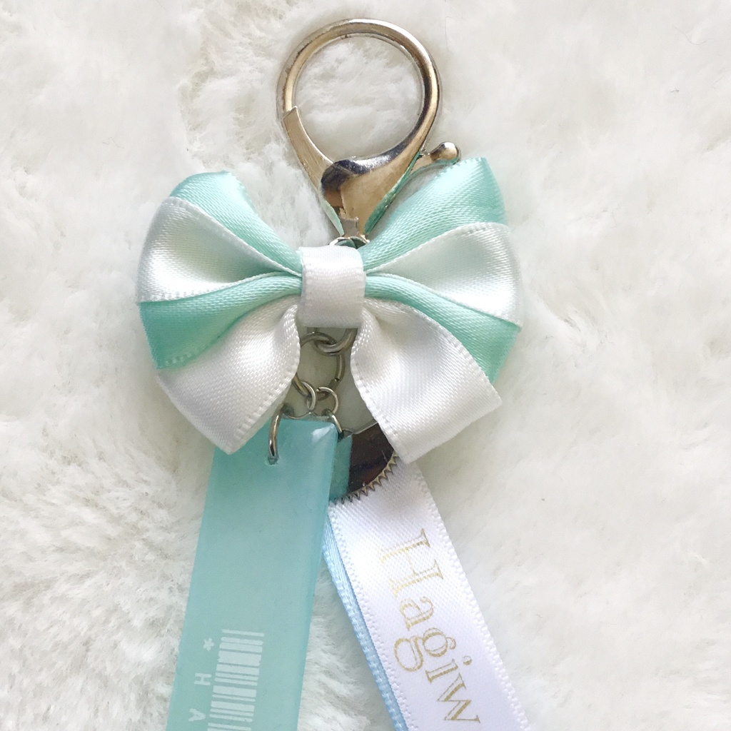 【名探偵コナン】警察学校組バーコードリボンチャーム(スカイブルー×ホワイト)