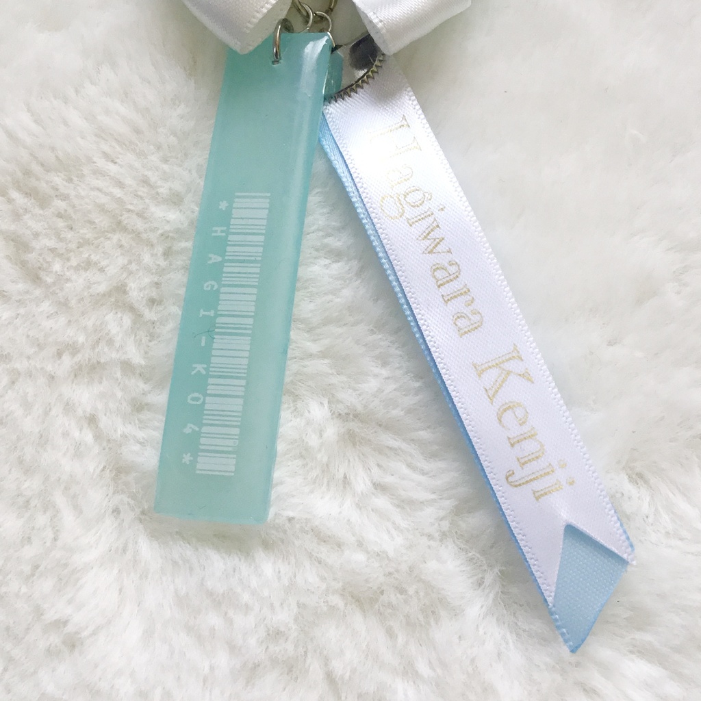 【名探偵コナン】警察学校組バーコードリボンチャーム(スカイブルー×ホワイト)