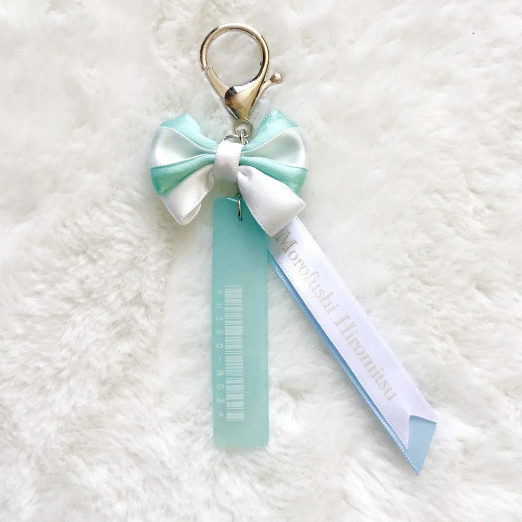 【名探偵コナン】警察学校組バーコードリボンチャーム(スカイブルー×ホワイト)