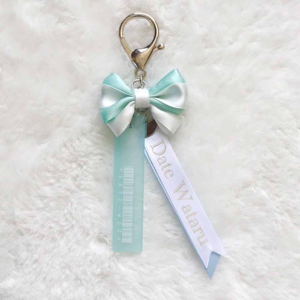 【名探偵コナン】警察学校組バーコードリボンチャーム(スカイブルー×ホワイト)