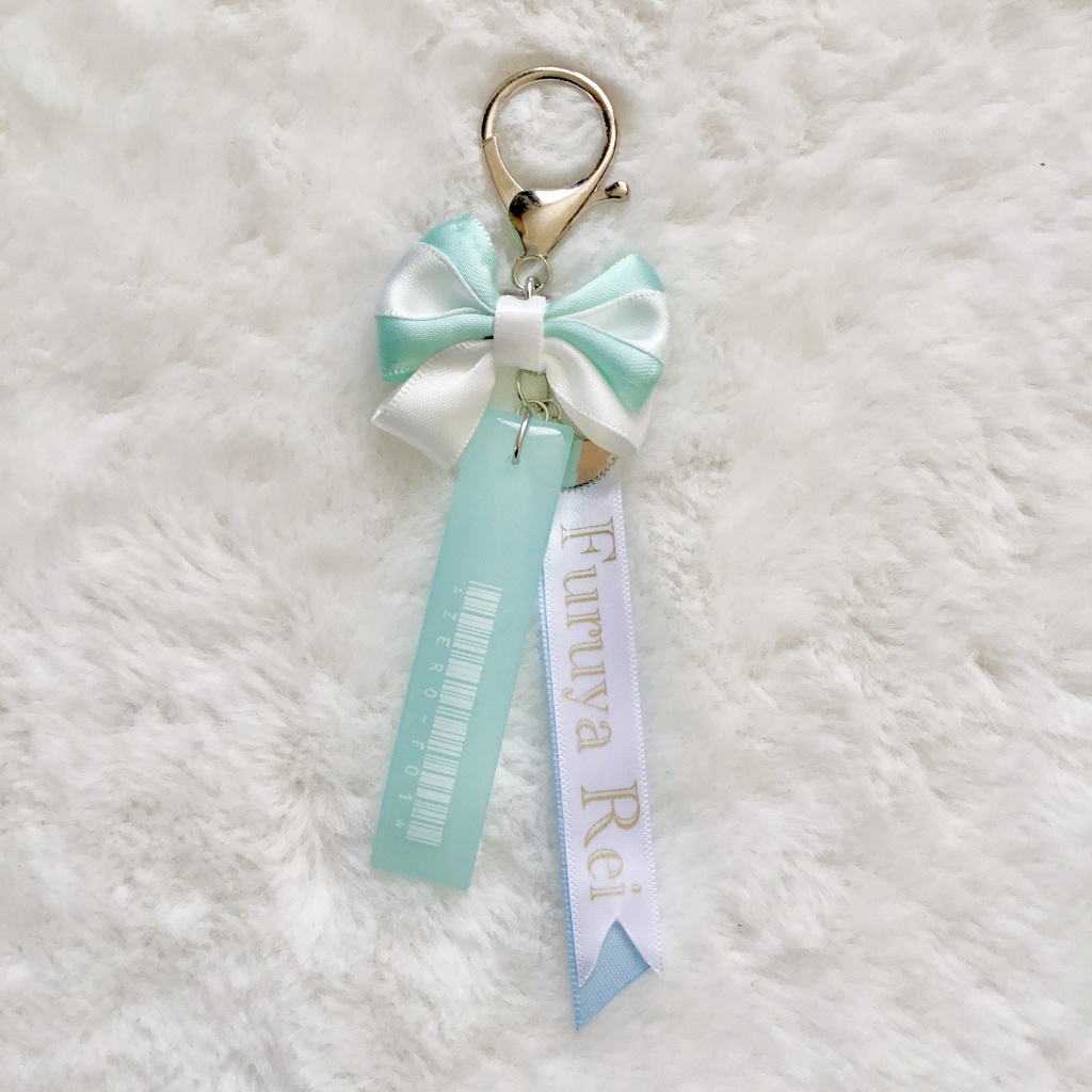 【名探偵コナン】警察学校組バーコードリボンチャーム(スカイブルー×ホワイト)