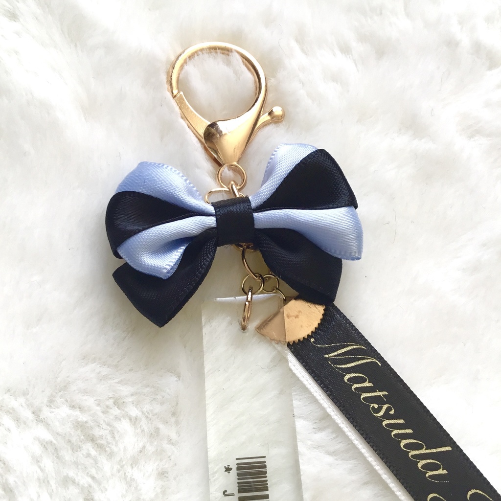 【名探偵コナン】警察学校組バーコードリボンチャーム(ブルーブラック×クリア)