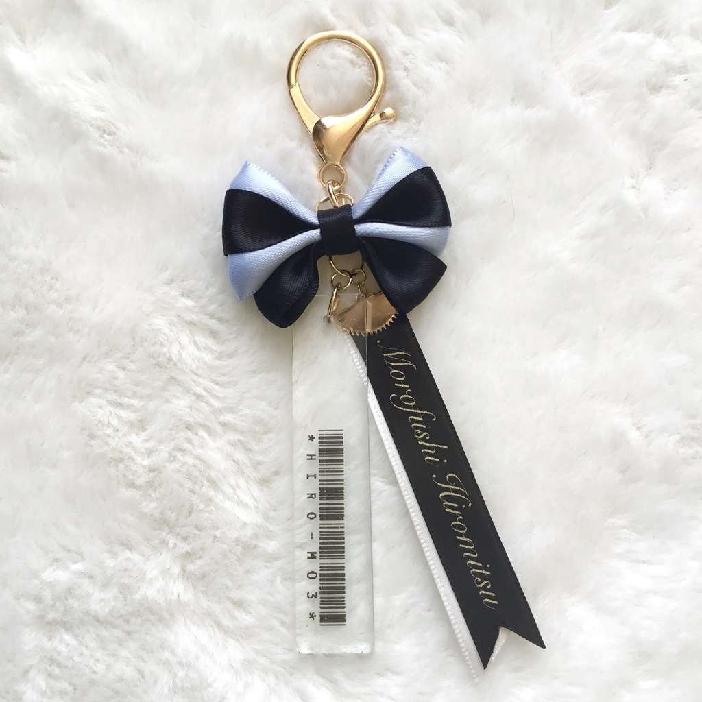 【名探偵コナン】警察学校組バーコードリボンチャーム(ブルーブラック×クリア)