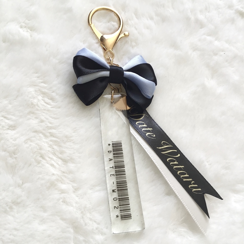 【名探偵コナン】警察学校組バーコードリボンチャーム(ブルーブラック×クリア)