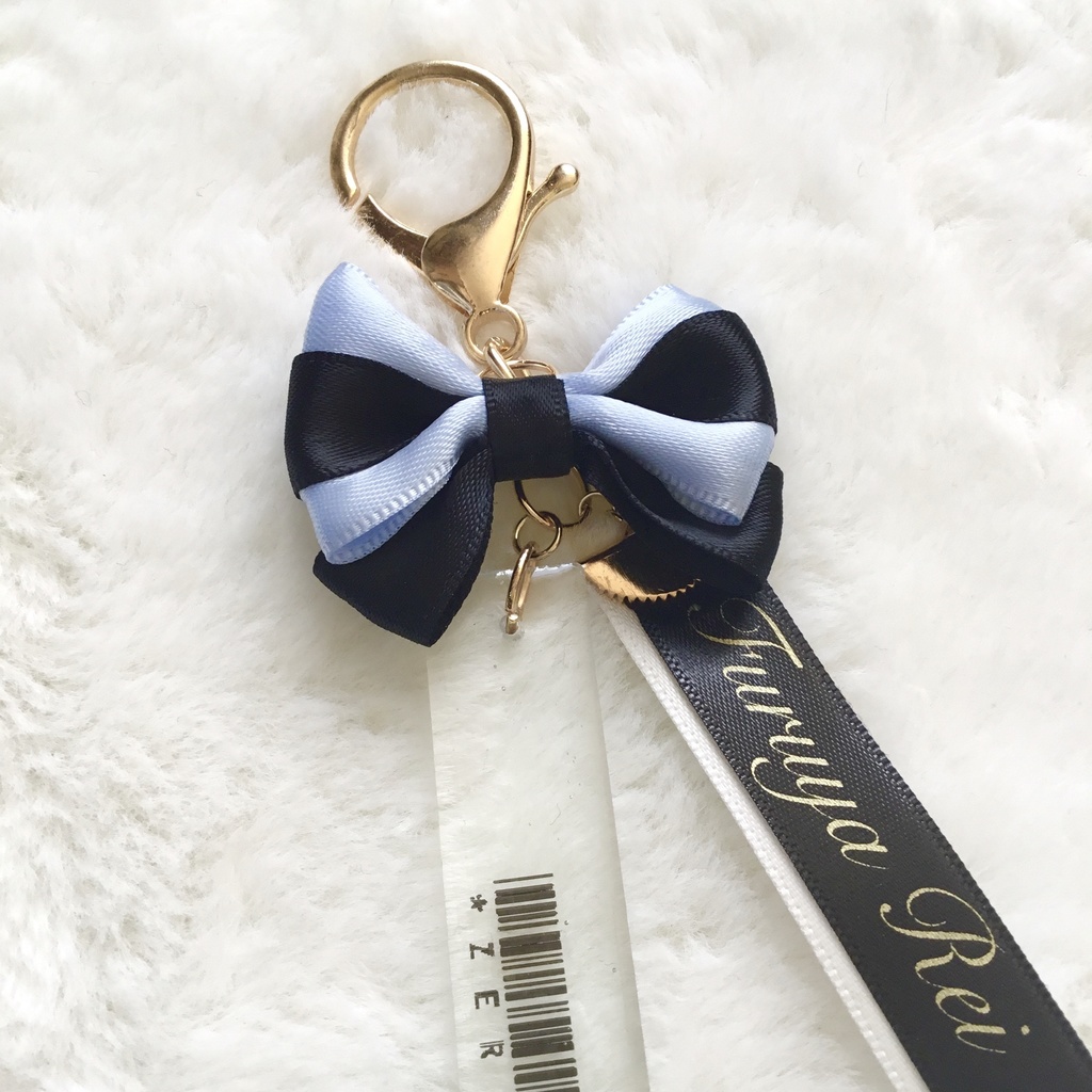 【名探偵コナン】警察学校組バーコードリボンチャーム(ブルーブラック×クリア)