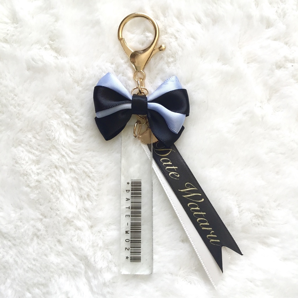 【名探偵コナン】警察学校組バーコードリボンチャーム(ブルーブラック×クリア)