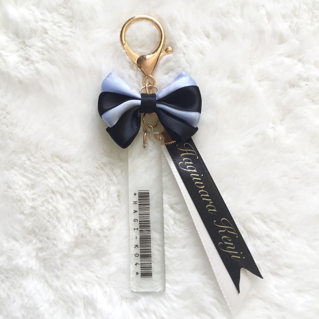 【名探偵コナン】警察学校組バーコードリボンチャーム(ブルーブラック×クリア)