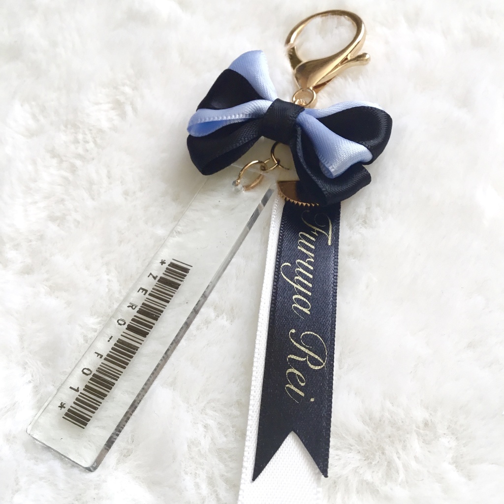 【名探偵コナン】警察学校組バーコードリボンチャーム(ブルーブラック×クリア)