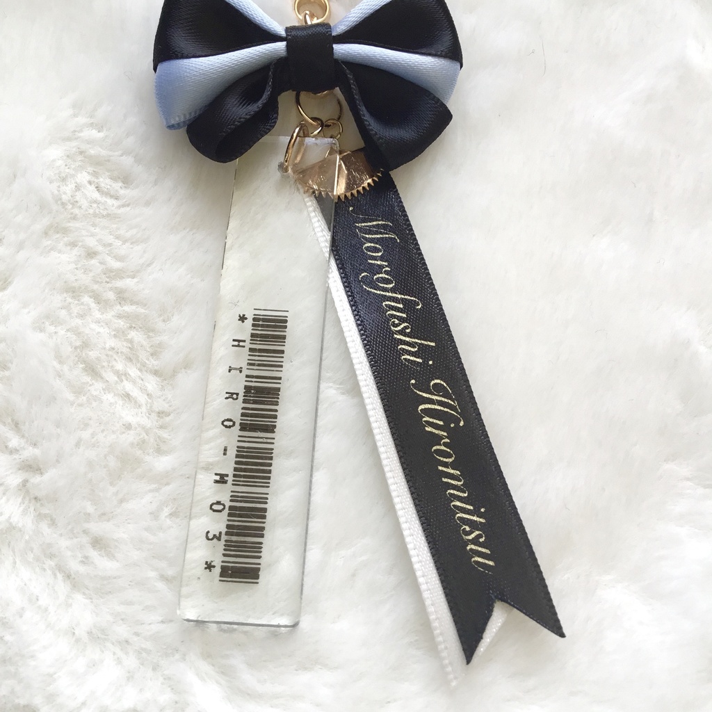 【名探偵コナン】警察学校組バーコードリボンチャーム(ブルーブラック×クリア)