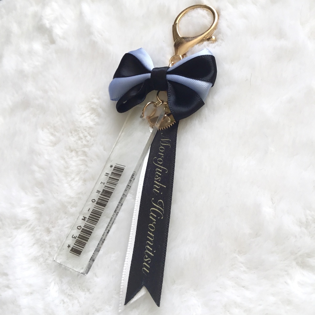 【名探偵コナン】警察学校組バーコードリボンチャーム(ブルーブラック×クリア)