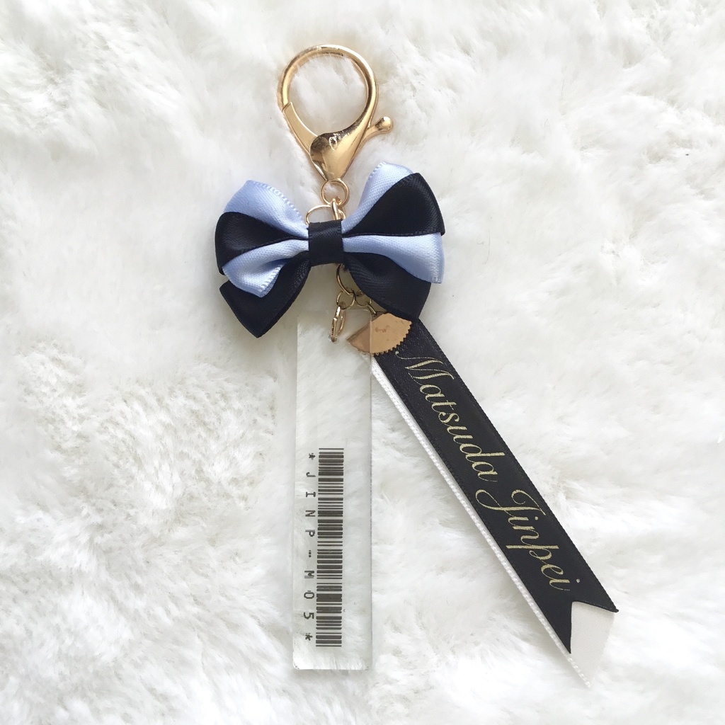 【名探偵コナン】警察学校組バーコードリボンチャーム(ブルーブラック×クリア)