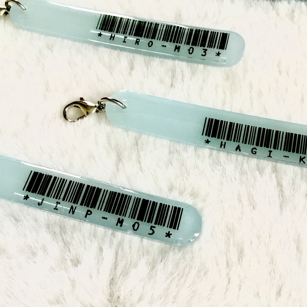 【名探偵コナン】警察学校組シンプルバーコードチャーム(スカイブルー)