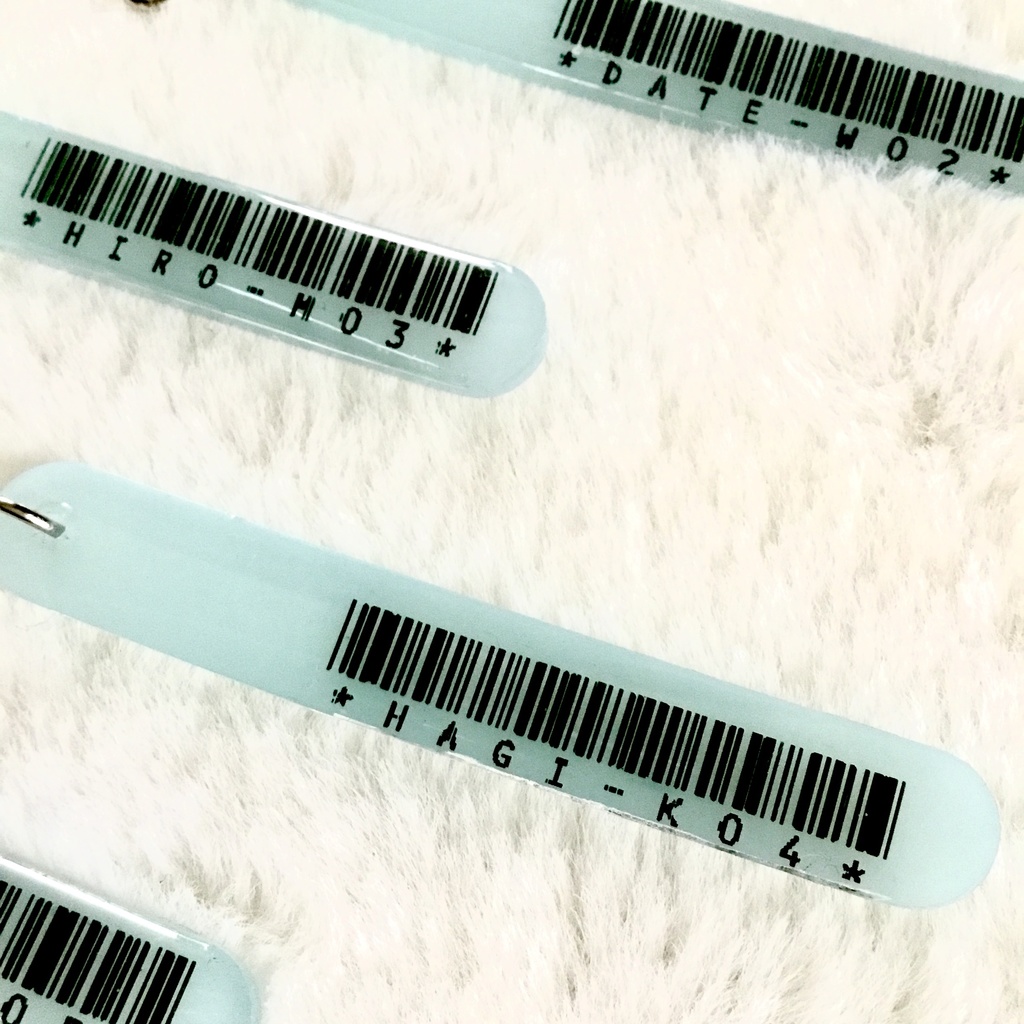 【名探偵コナン】警察学校組シンプルバーコードチャーム(スカイブルー)