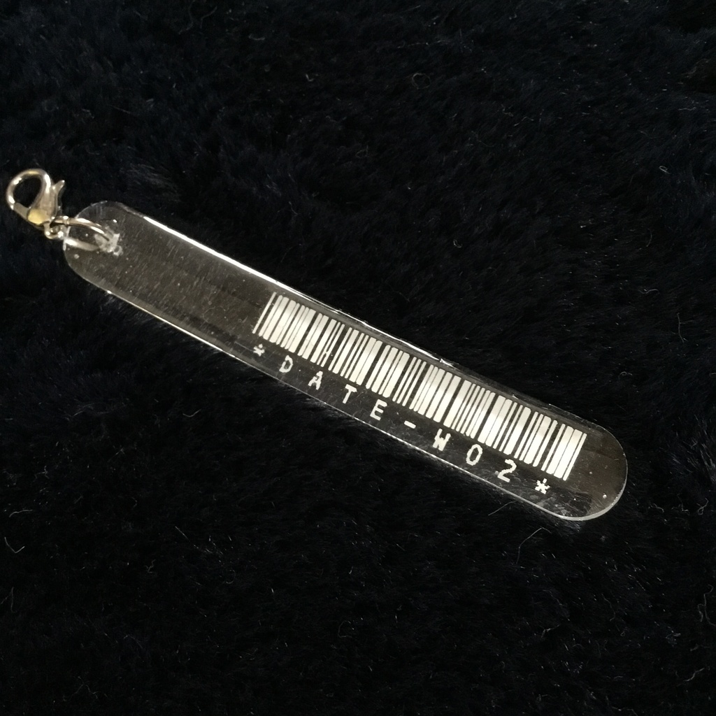 【名探偵コナン】警察学校組シンプルバーコードチャーム(クリア)