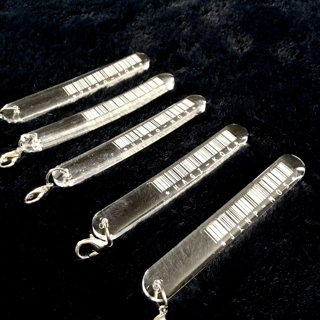 【名探偵コナン】警察学校組シンプルバーコードチャーム(クリア)