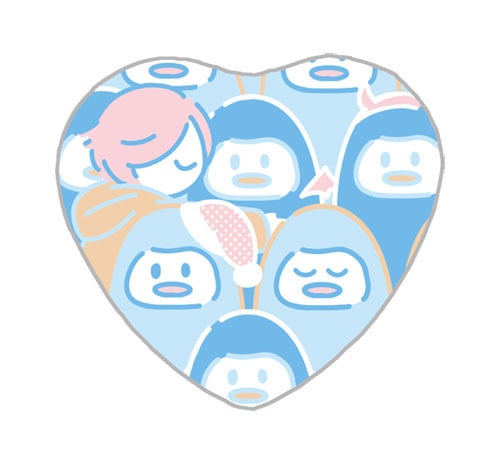 ハート缶バッジ